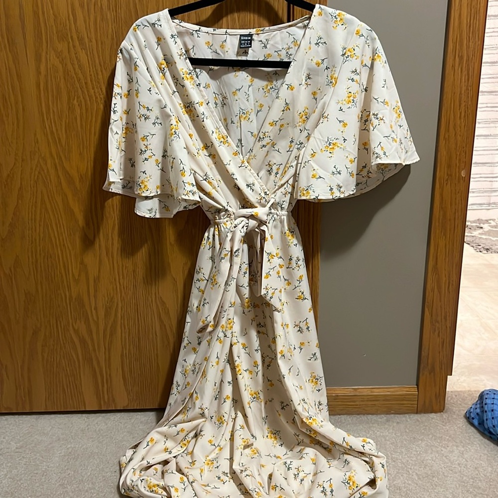 Long floral shein dress